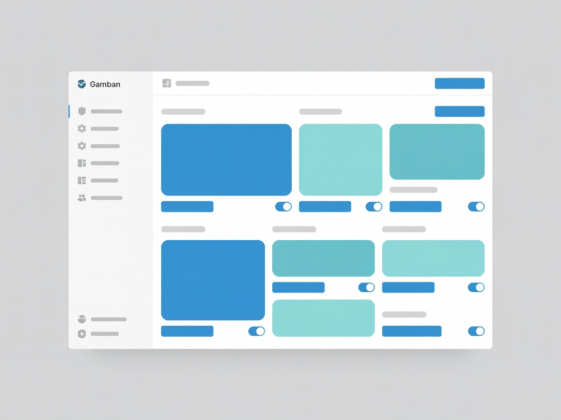 Gamban Interface Mockup