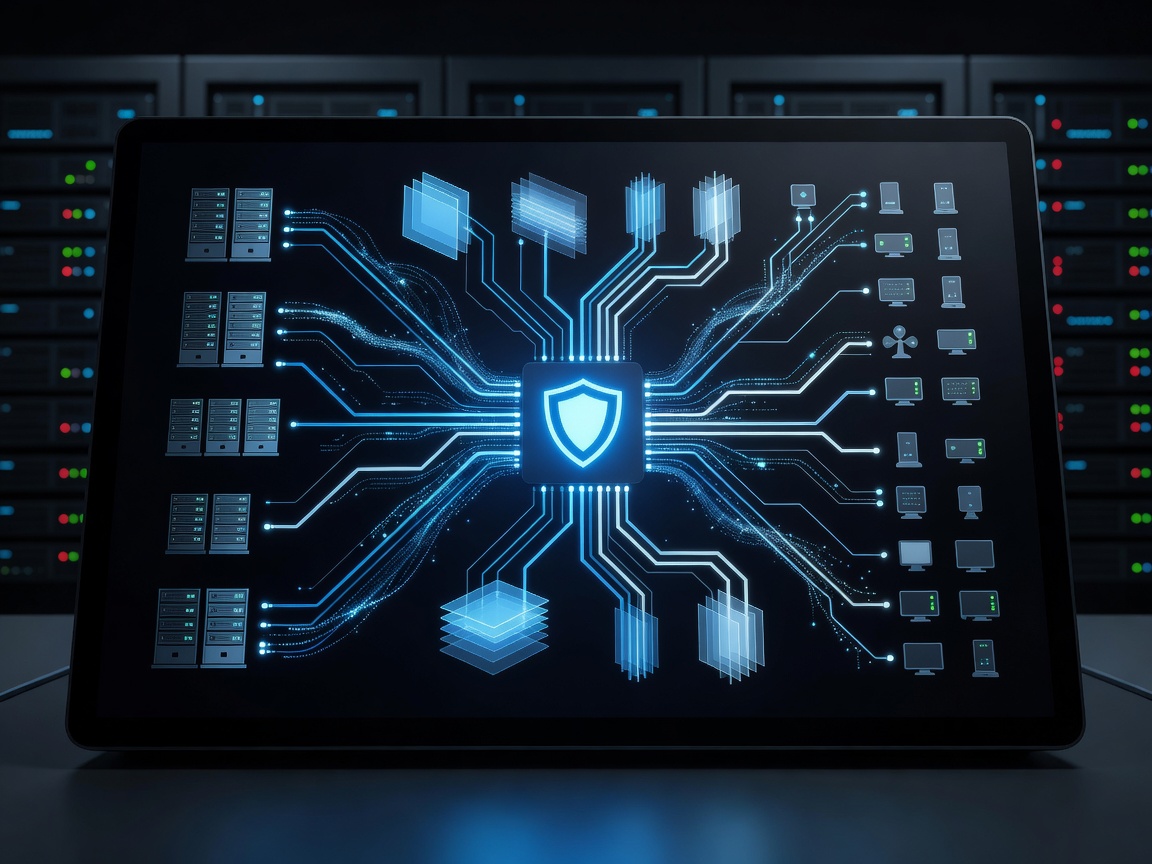 Tech Lockdown Network Architecture Mockup